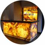 Bar counters, tables