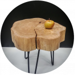 Tables made of solid sawn wood