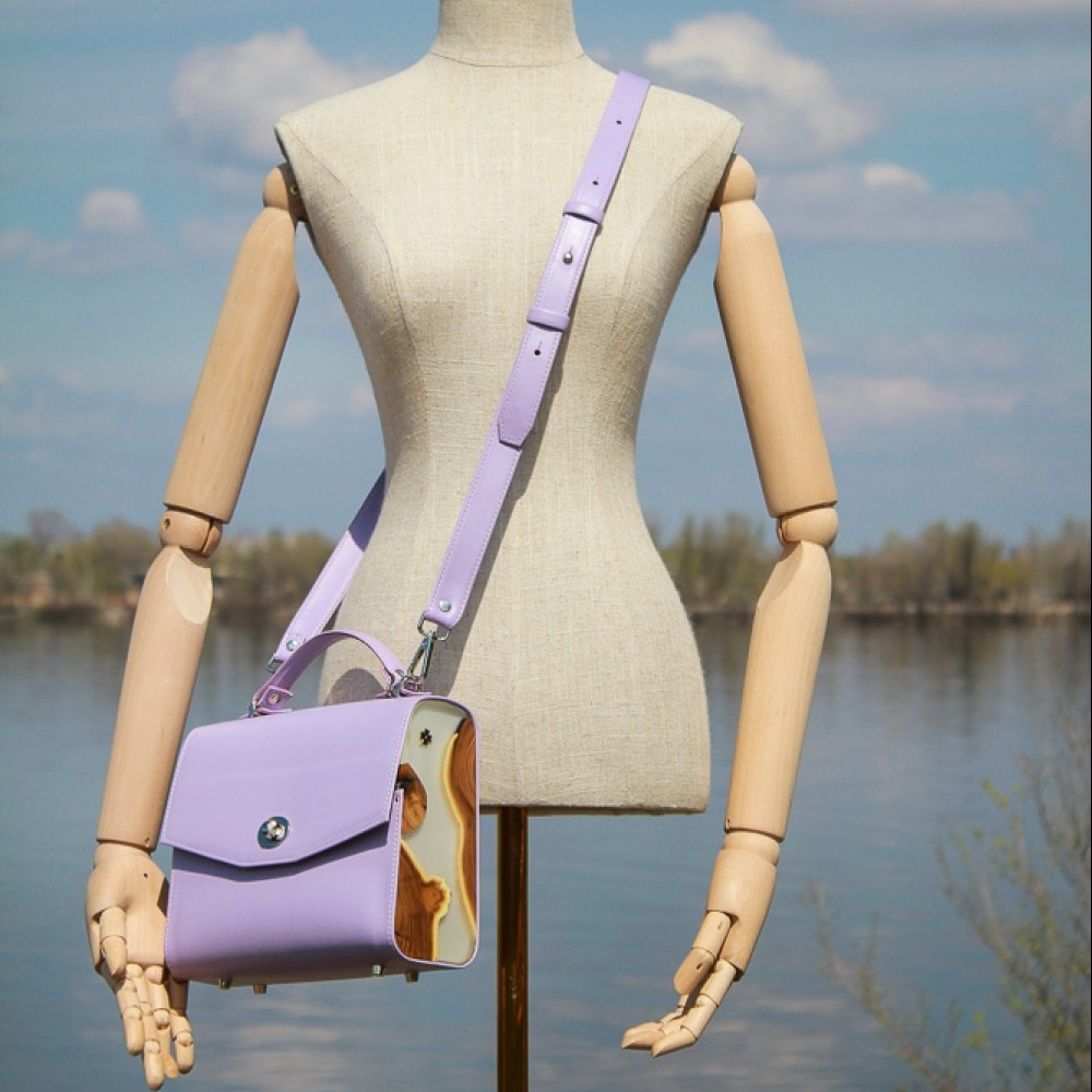 КОЖАНАЯ СУМКА LAVENDER (007) КОЖАНАЯ СУМКА LAVENDER (007)