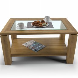 QUAD GLASS COFFEE TABLE