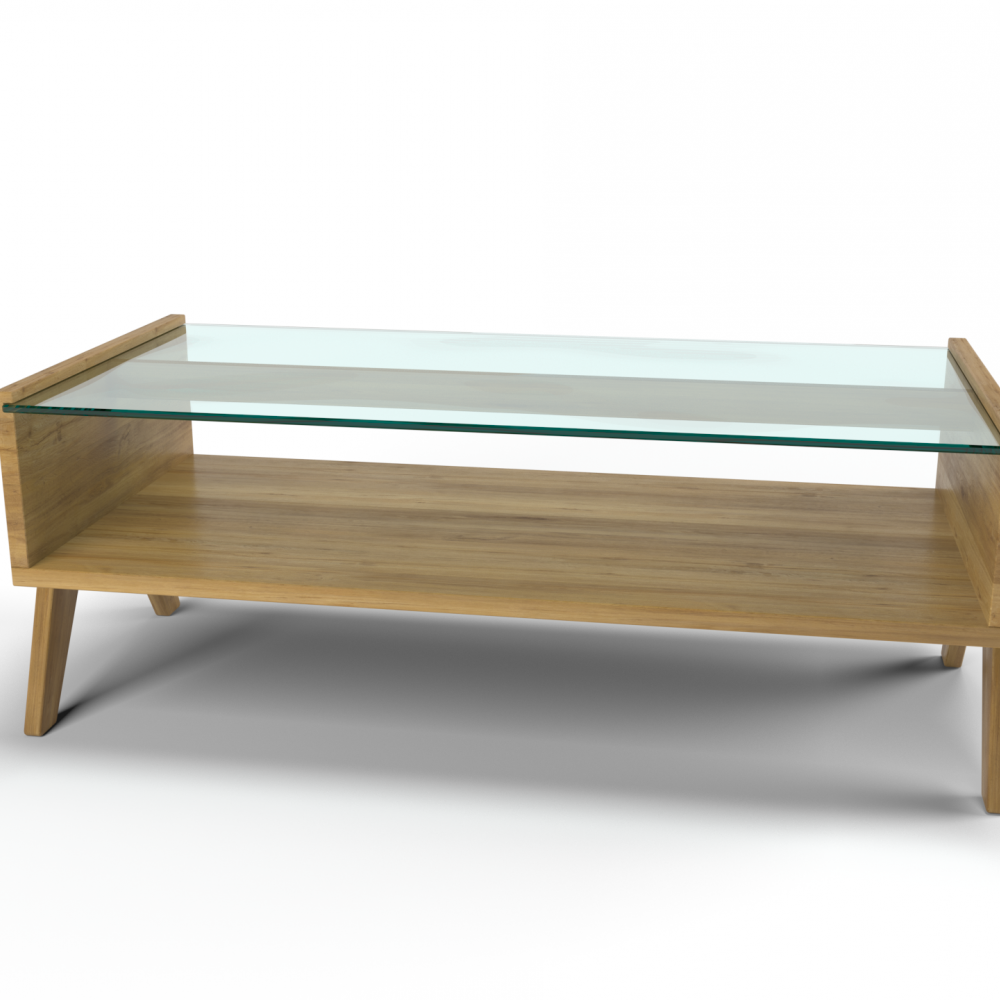 GLASSWOOD COFFEE TABLE
