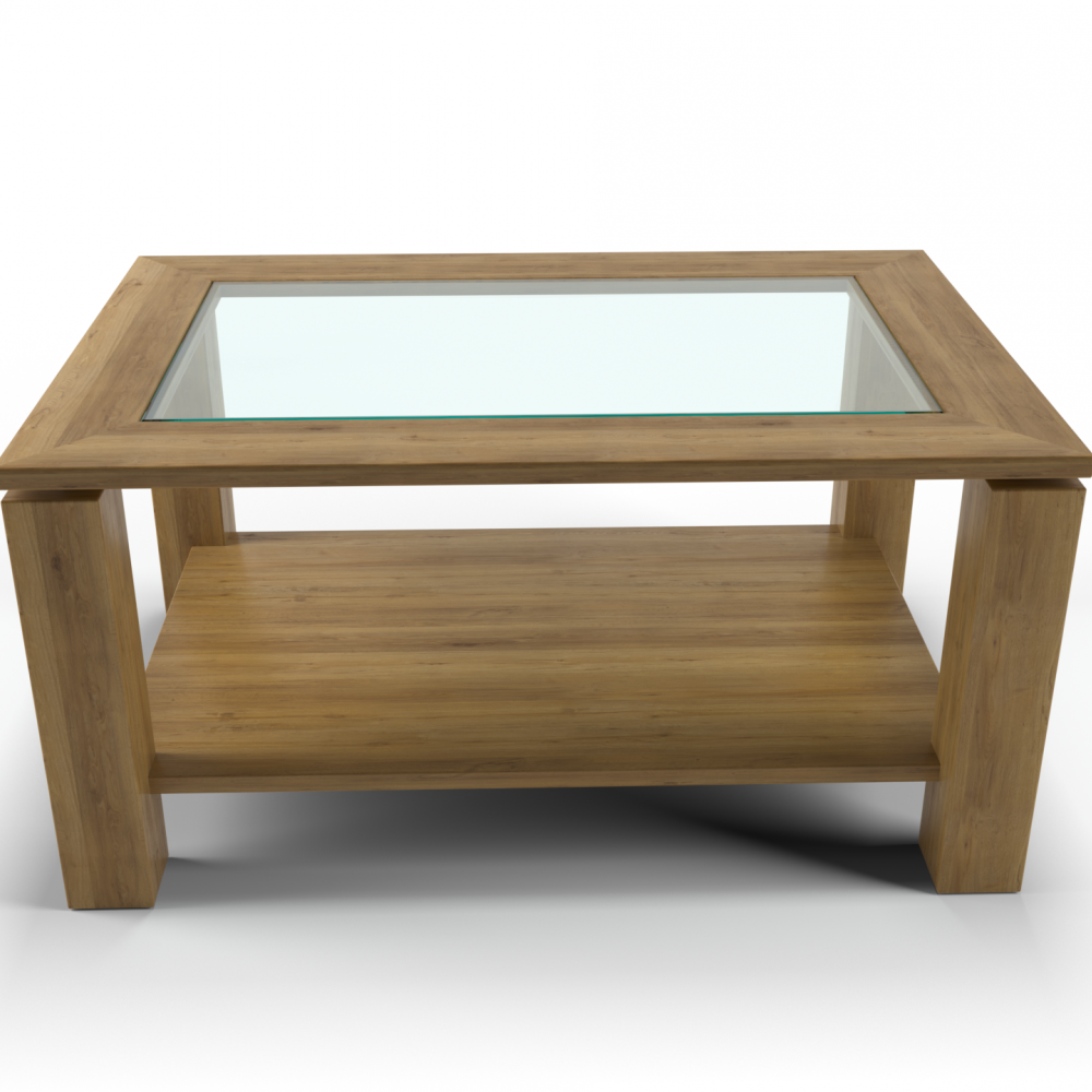QUAD GLASS COFFEE TABLE
