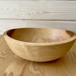 BOWL OF NATURAL WOOD (W 007)