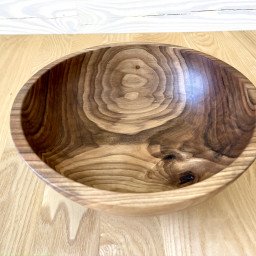 BOWL OF NATURAL WOOD (W 006)